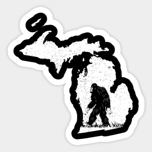 Michigan Bigfoot Sticker